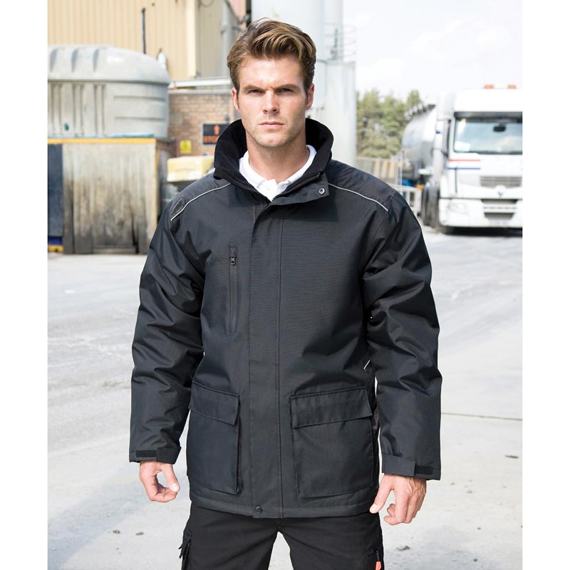 Work-Guard Vostex long coat - Black S